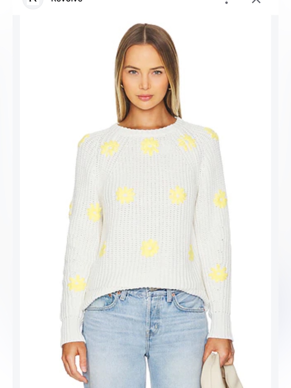 JOHN & JEN Hendrix Pullover in Gerber Daisy